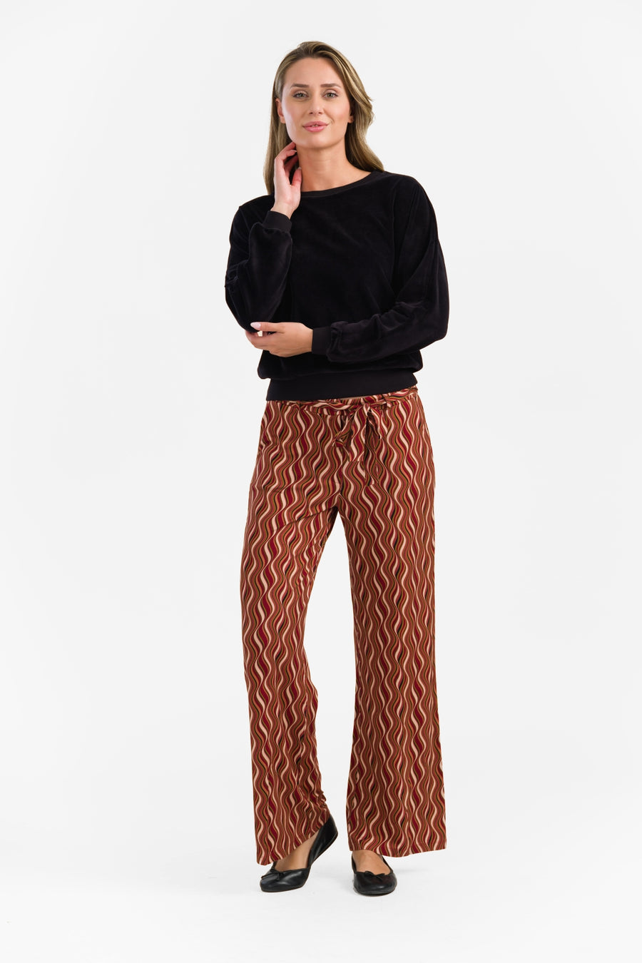 Sue-broek | Glazuurrood