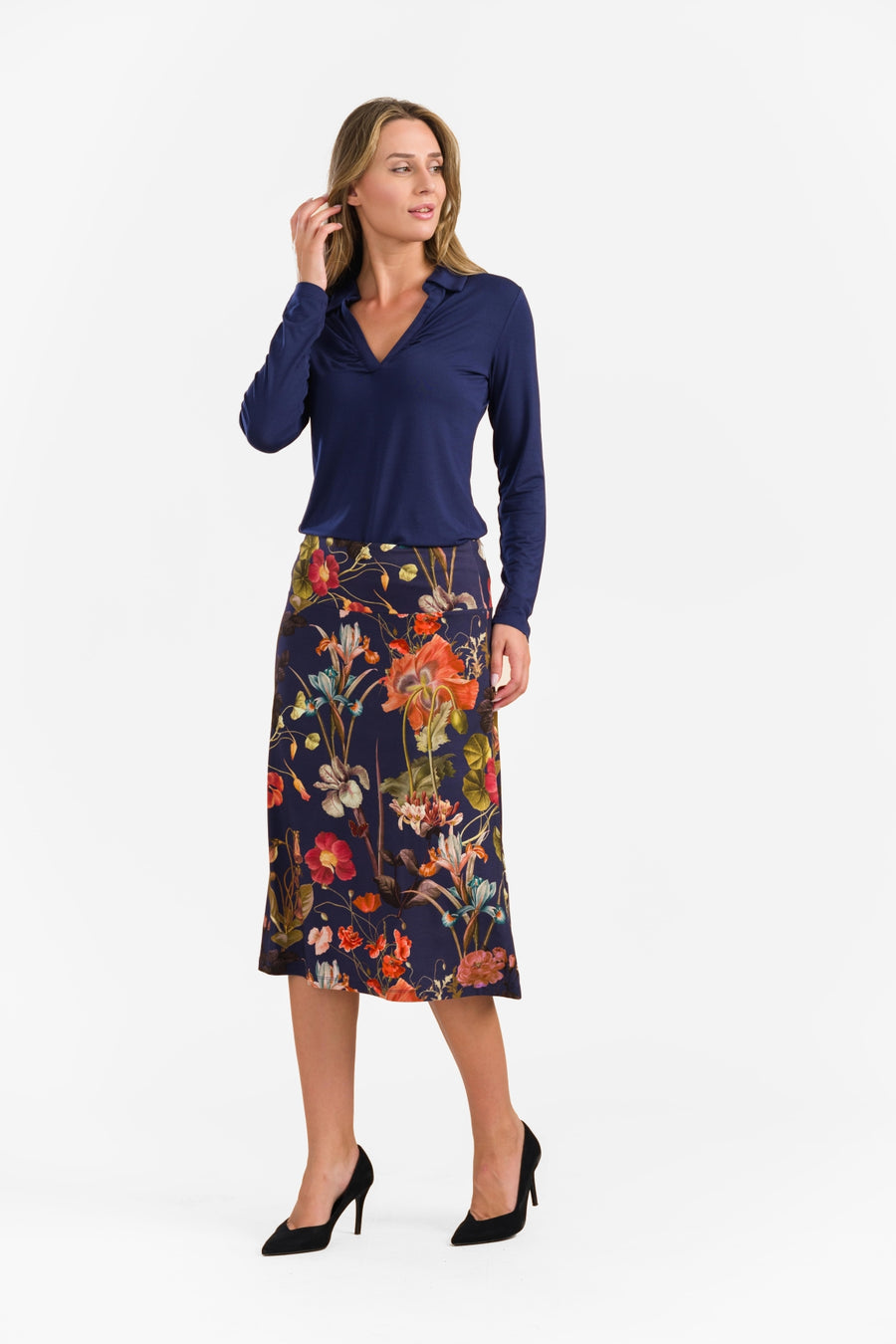 Claudia Skirt | Herfsttuinnacht