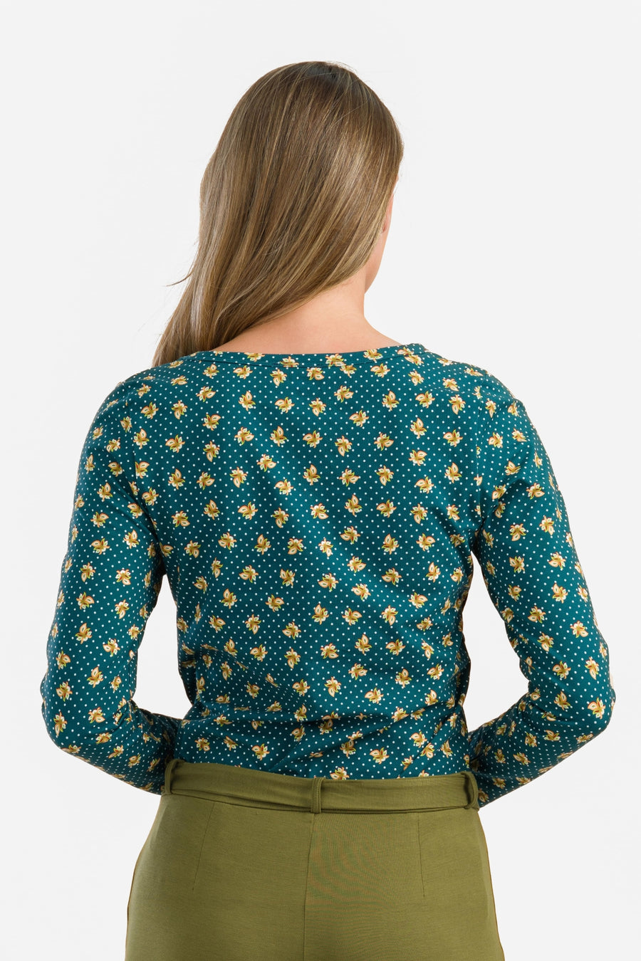 Lynn Top | Hazel Dot Green