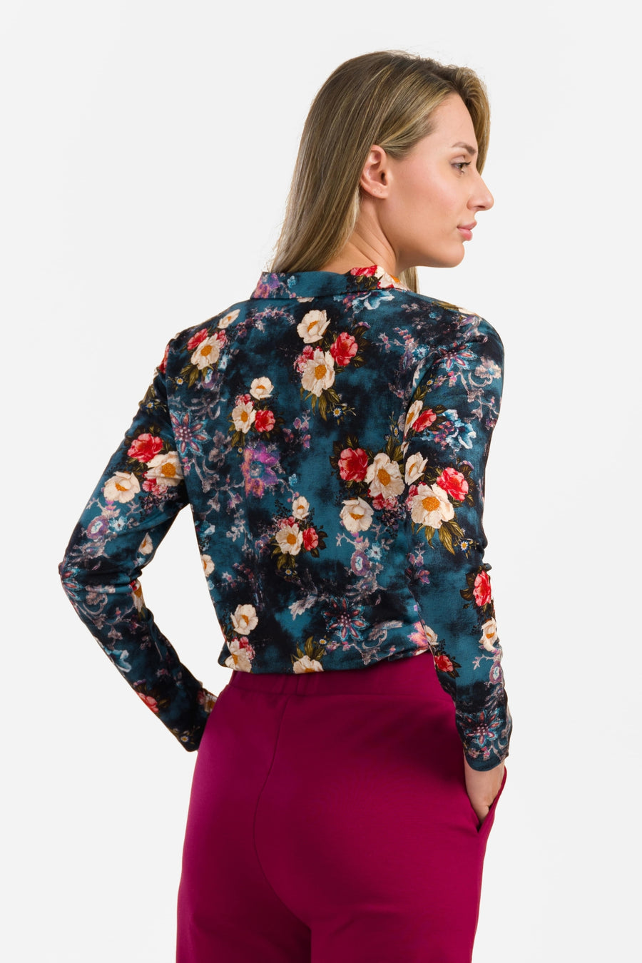 Anna Blouse met lange mouwen | Wild Rose