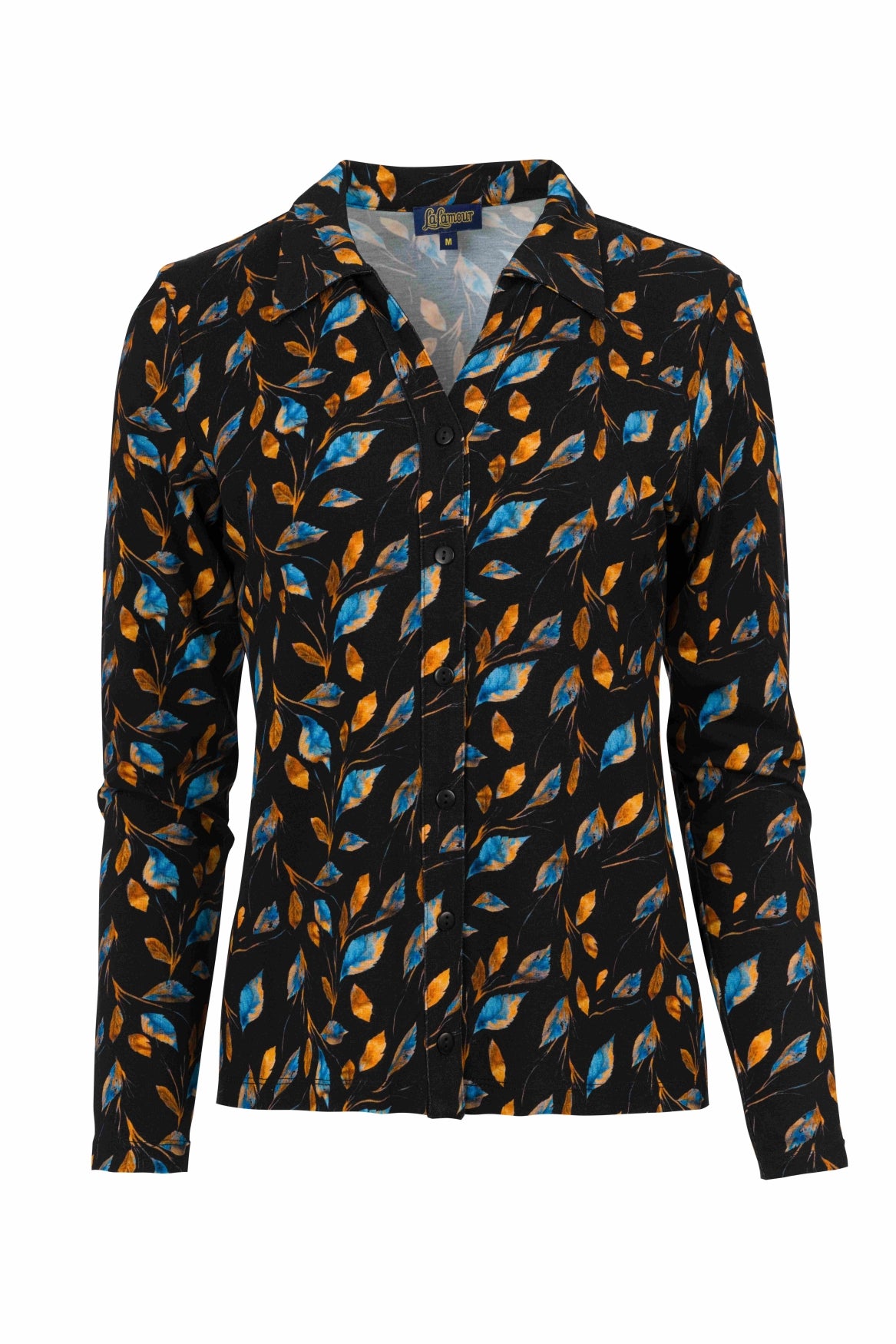 Anna Blouse met lange mouwen | Herfstbladeren
