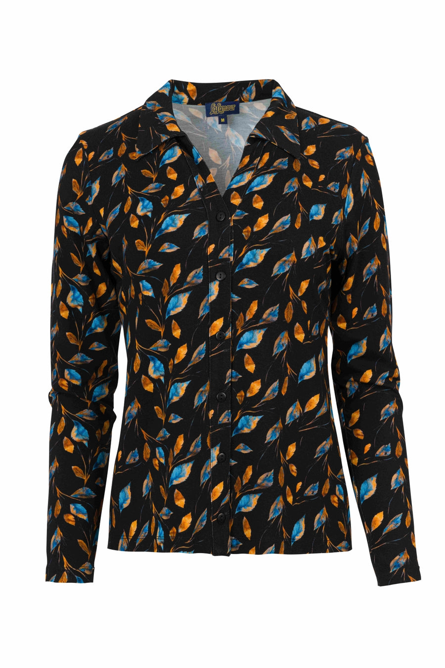 Anna Blouse met lange mouwen | Herfstbladeren