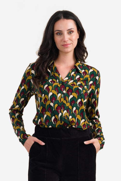Anna Blouse met lange mouwen | Nina
