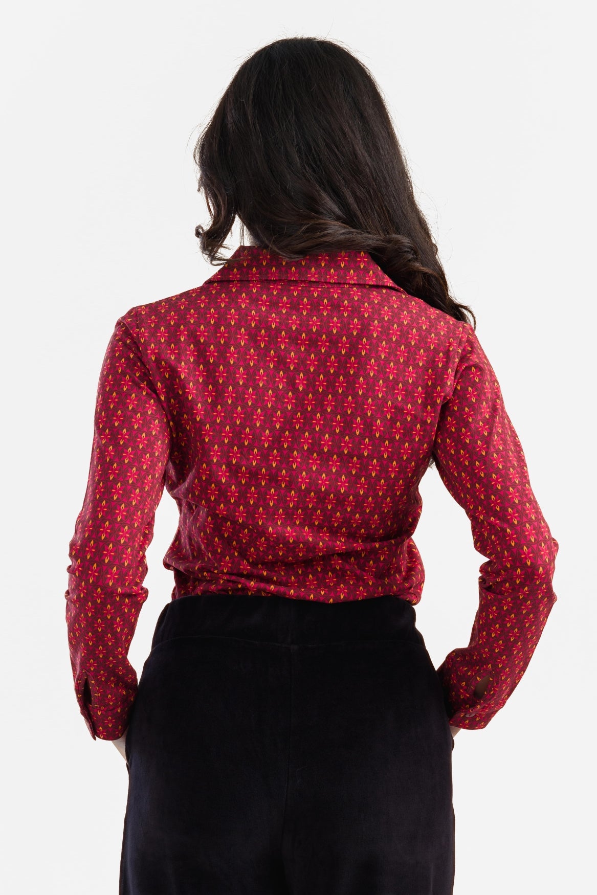 Sara Blouse | Porto Rood