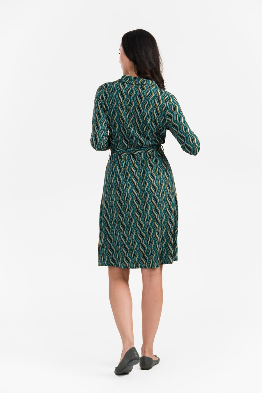 Monique jurk | Glaze Green