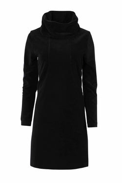 Pleun Tuniek | Ribvelours effen zwart