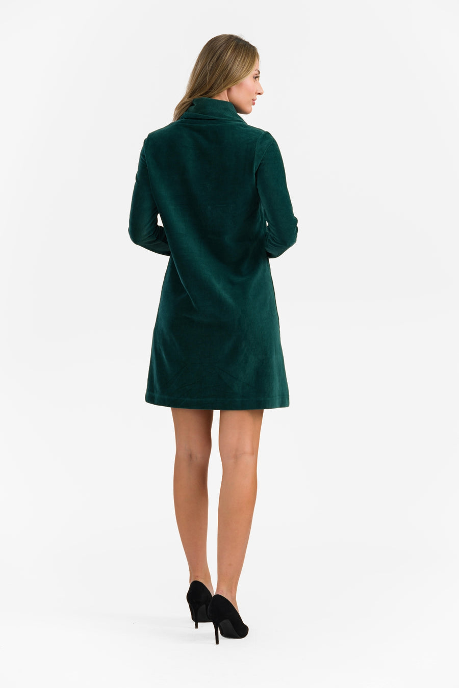 Pleun Tuniek | Rib velours effen regenwoud