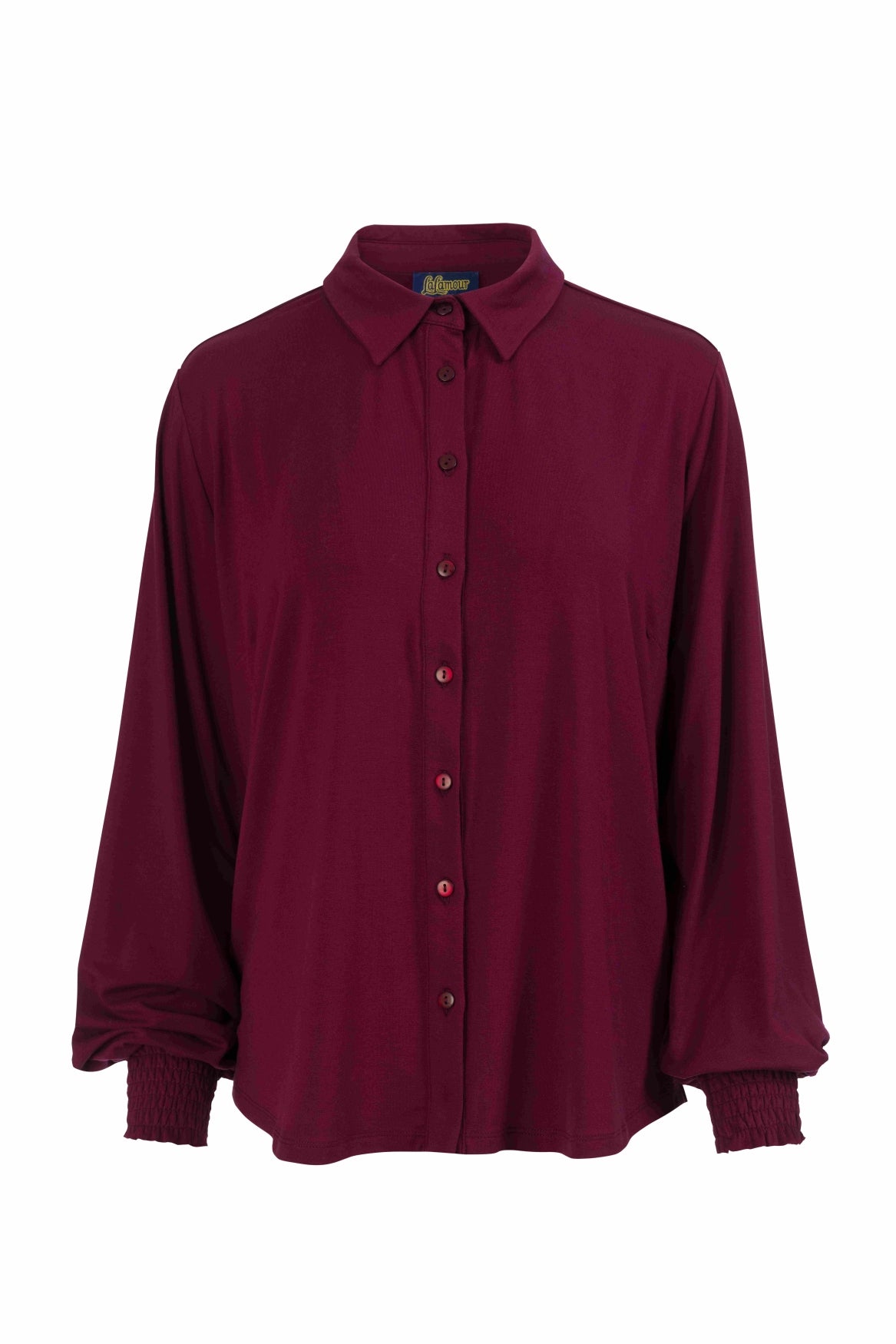 Amyblouse | Ecovero Effen Bordeaux