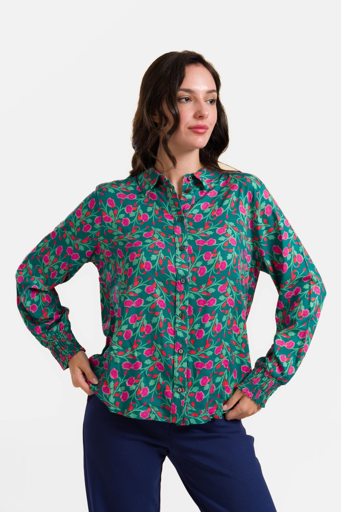 Amy Blouse | Platte Bloemen