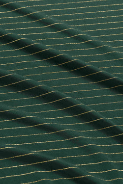 Amy Blouse | Stripes Green-Lurex Gold