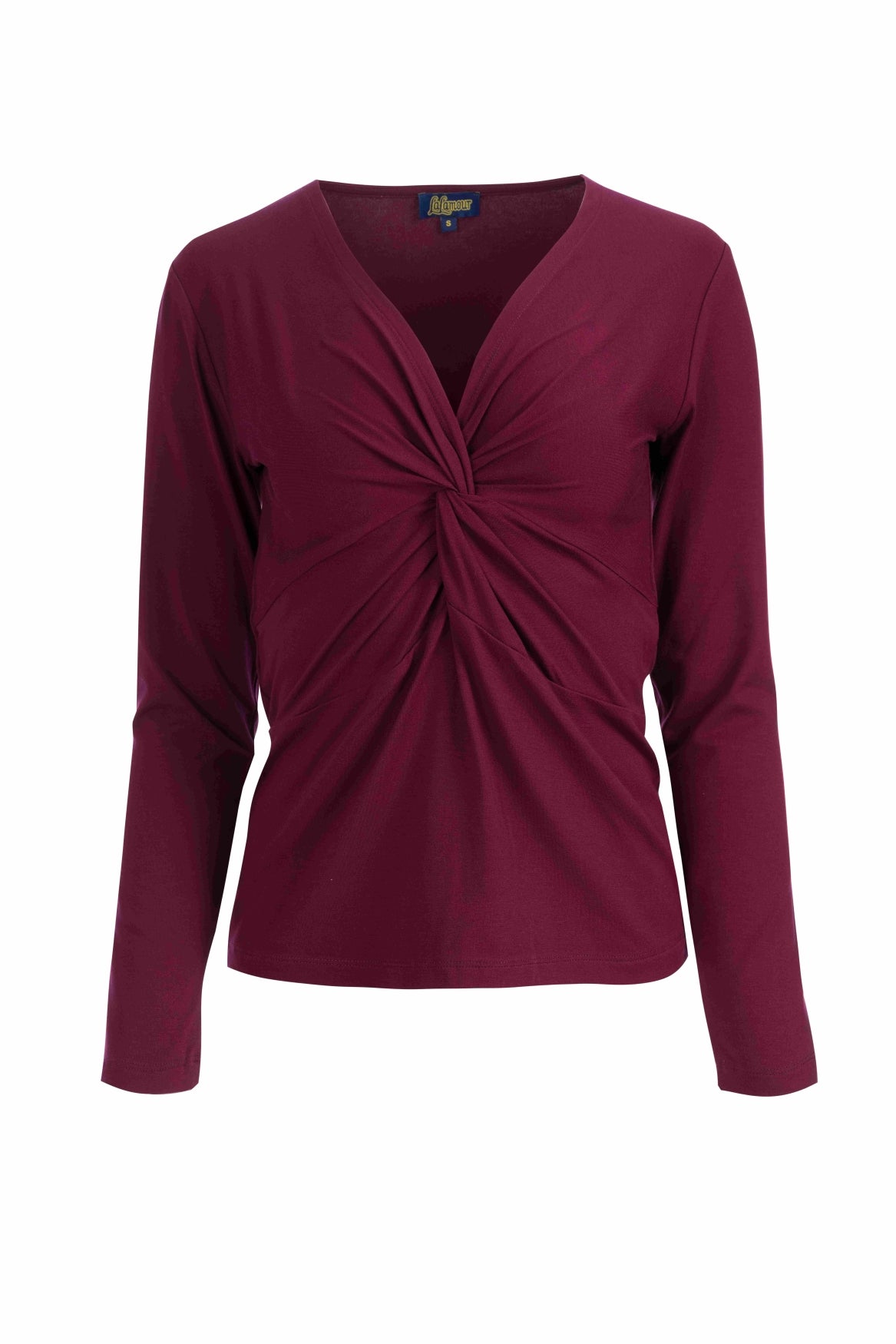 AngelaTop | Ecovero Effen Bordeaux