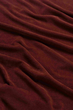 Hailey Trousers | Rib Velour Chocolate