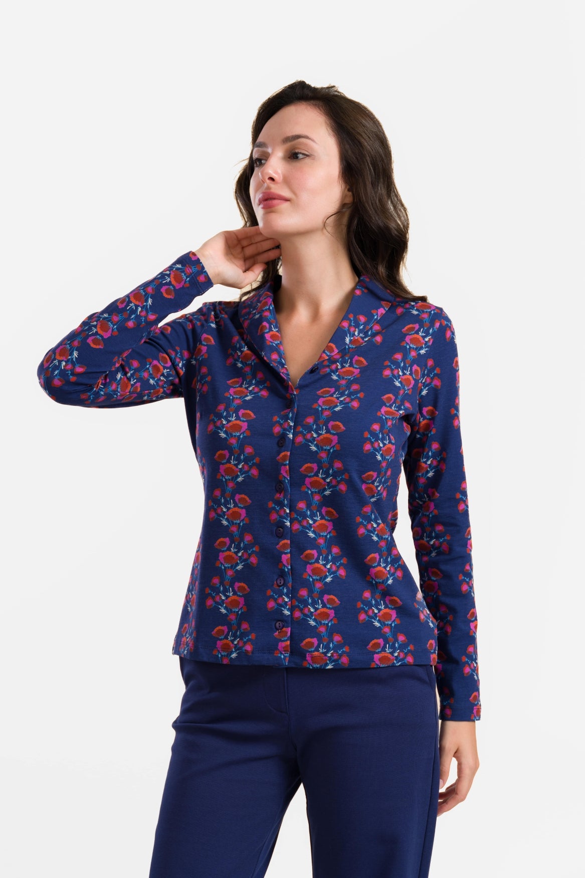 Iris Blouse Lange Mouw | Poppy
