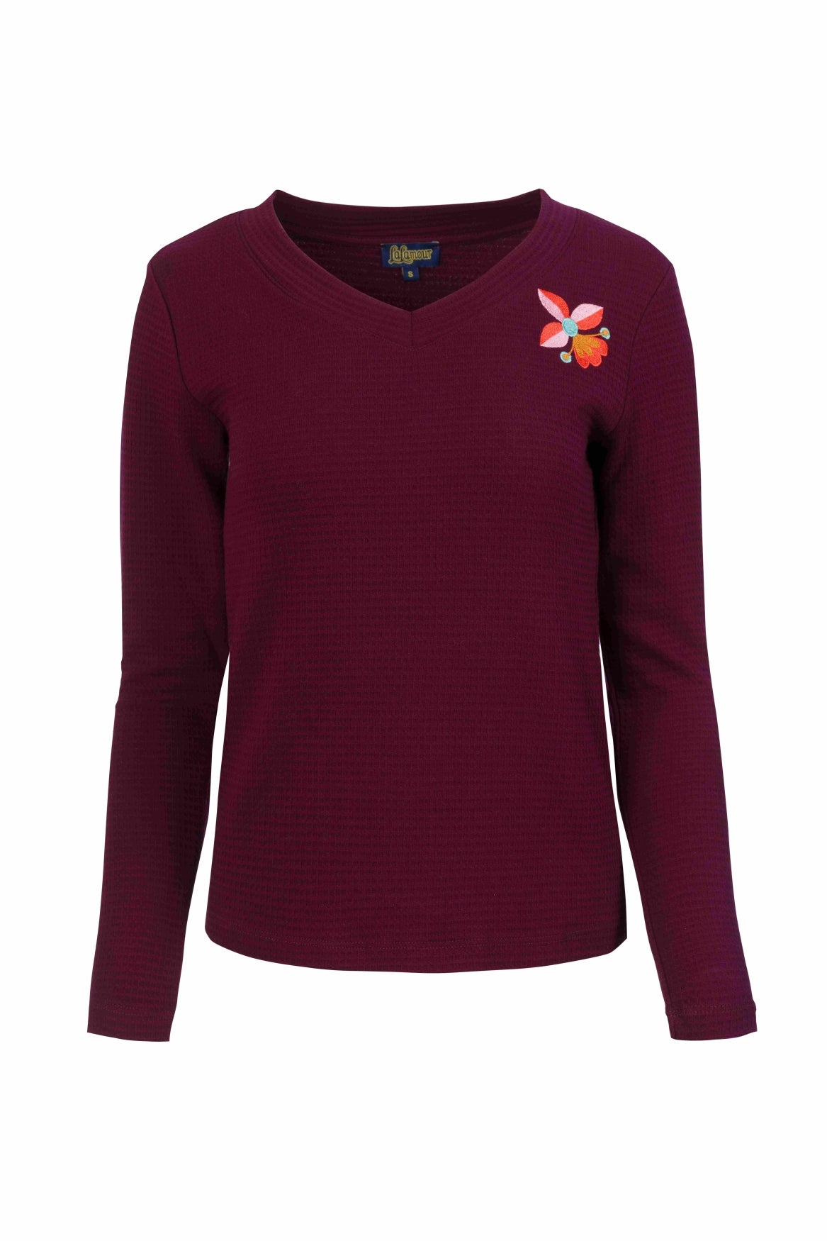 Kelly Top L's | Wafel Bordeaux