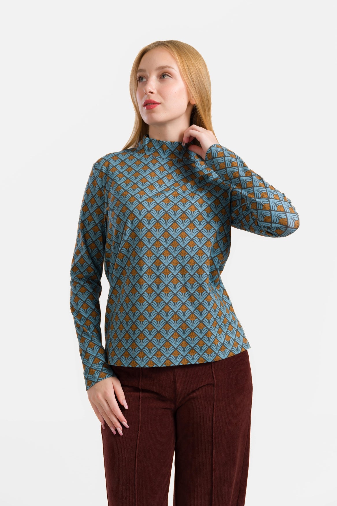 Kim Top | Jungle Groene Bloem