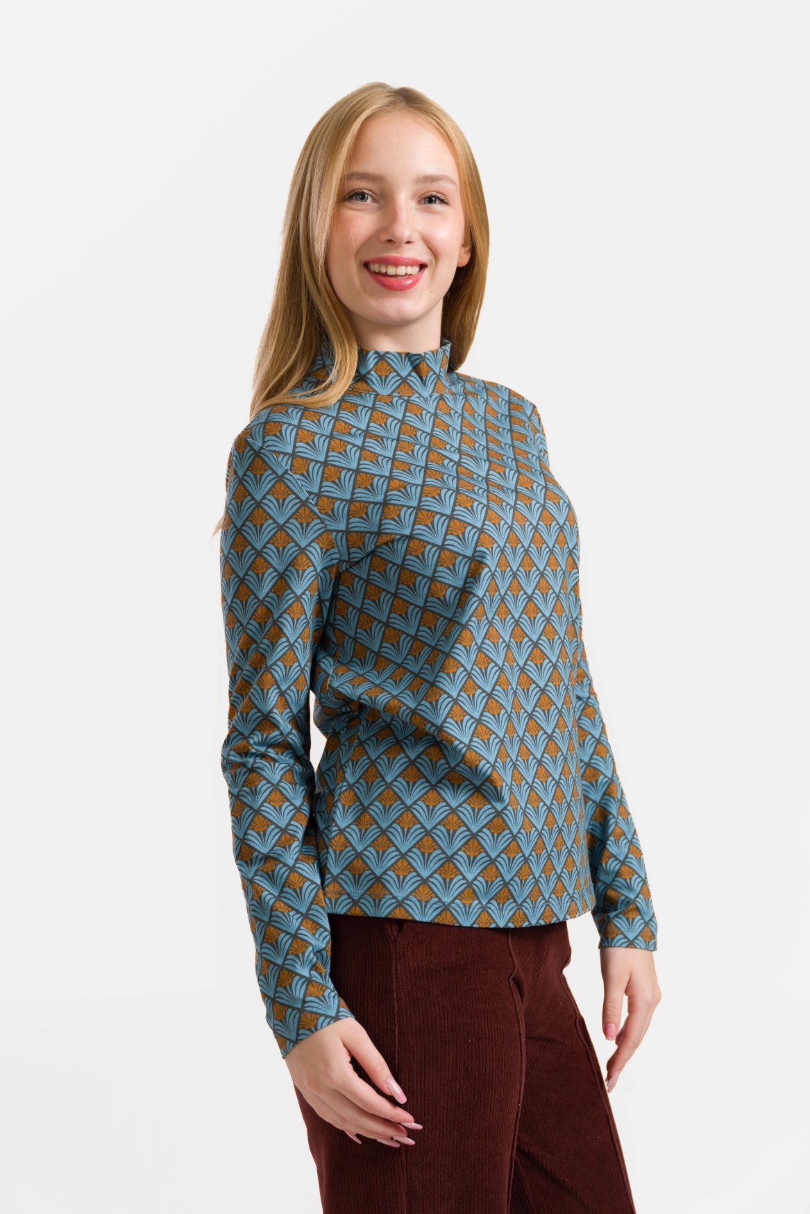 Kim Top | Jungle Groene Bloem