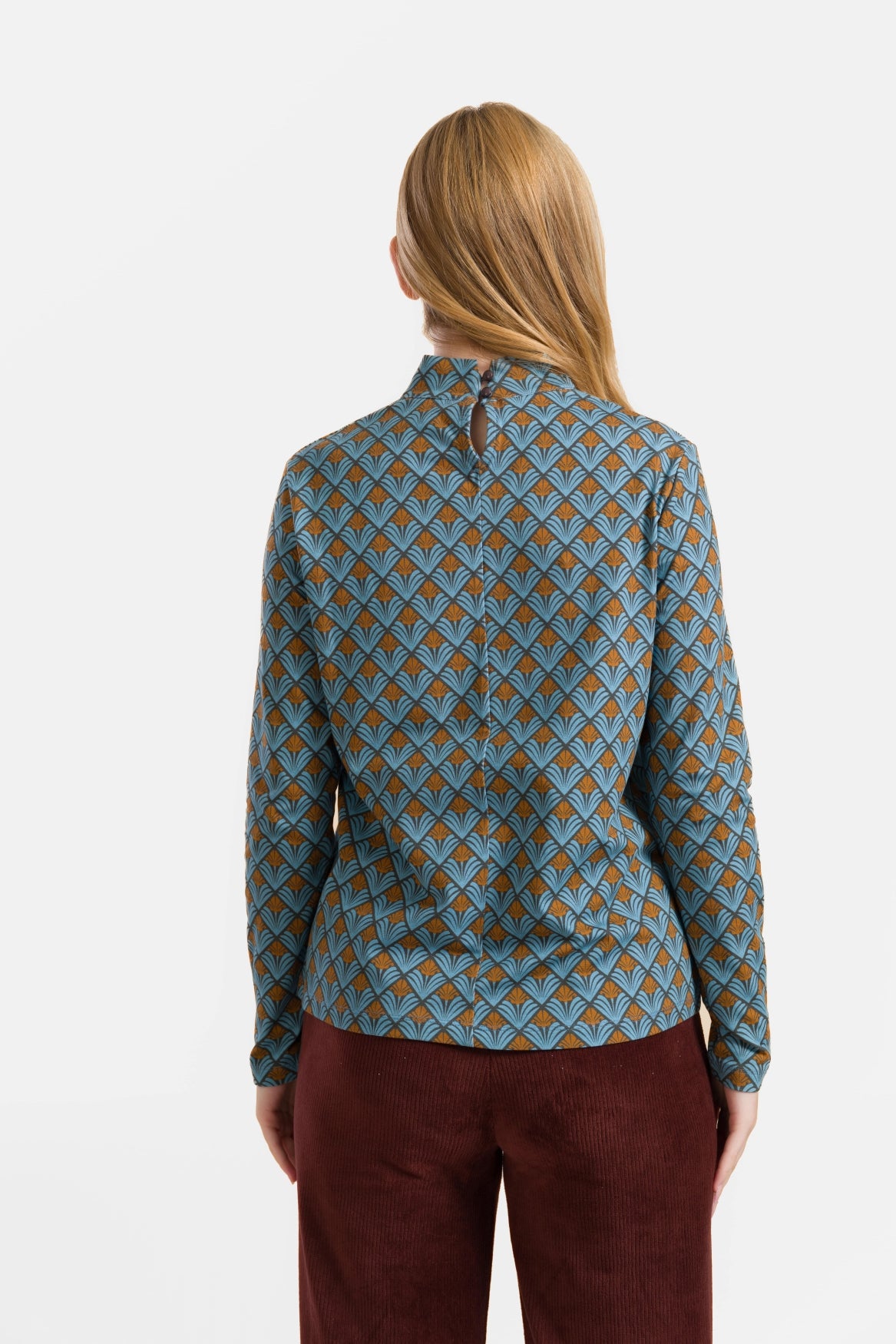 Kim Top | Jungle Groene Bloem