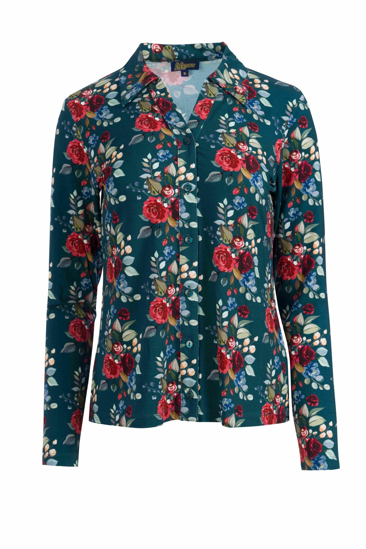 Anna Blouse met lange mouwen | Herfstboeket