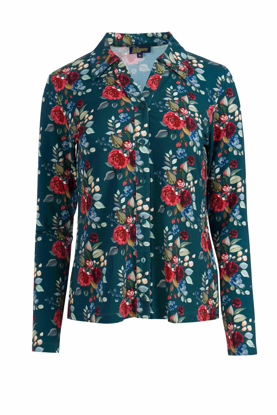 Anna Blouse met lange mouwen | Herfstboeket