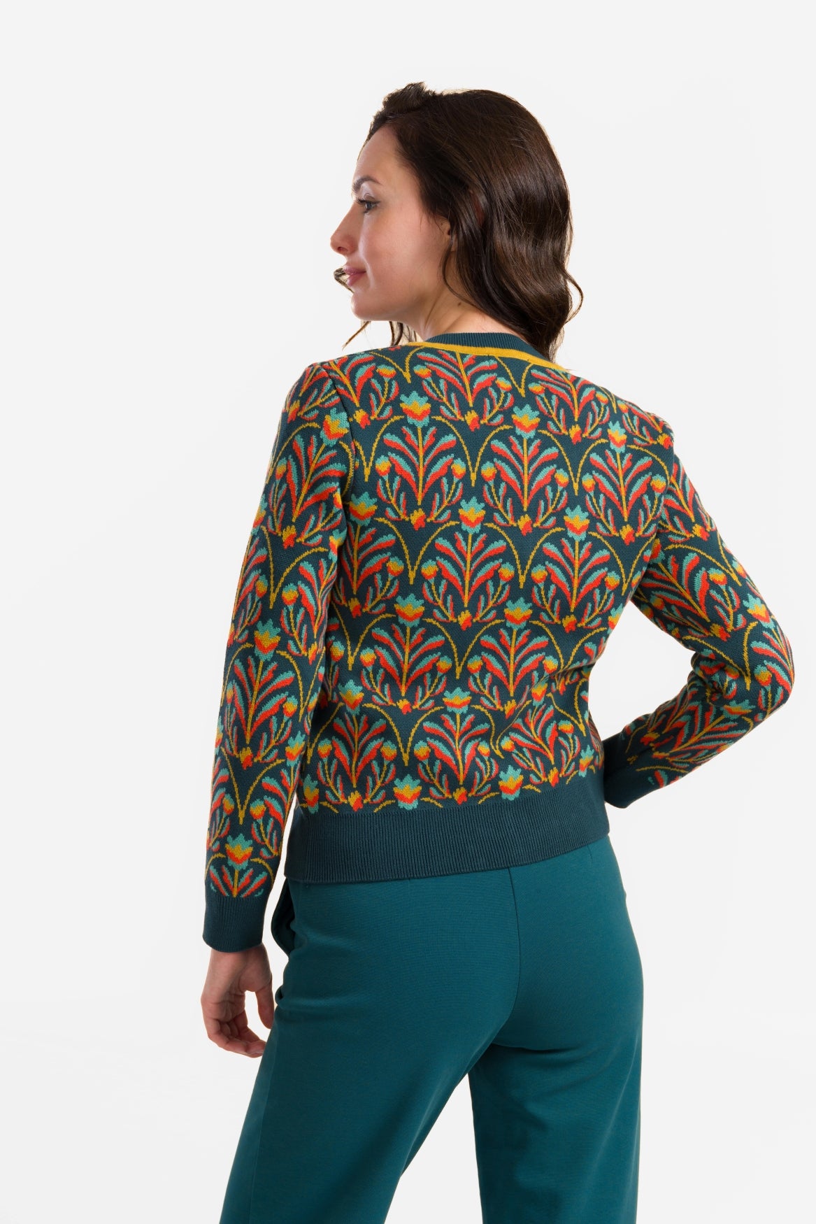 Gebreid Vest | Barock Flower