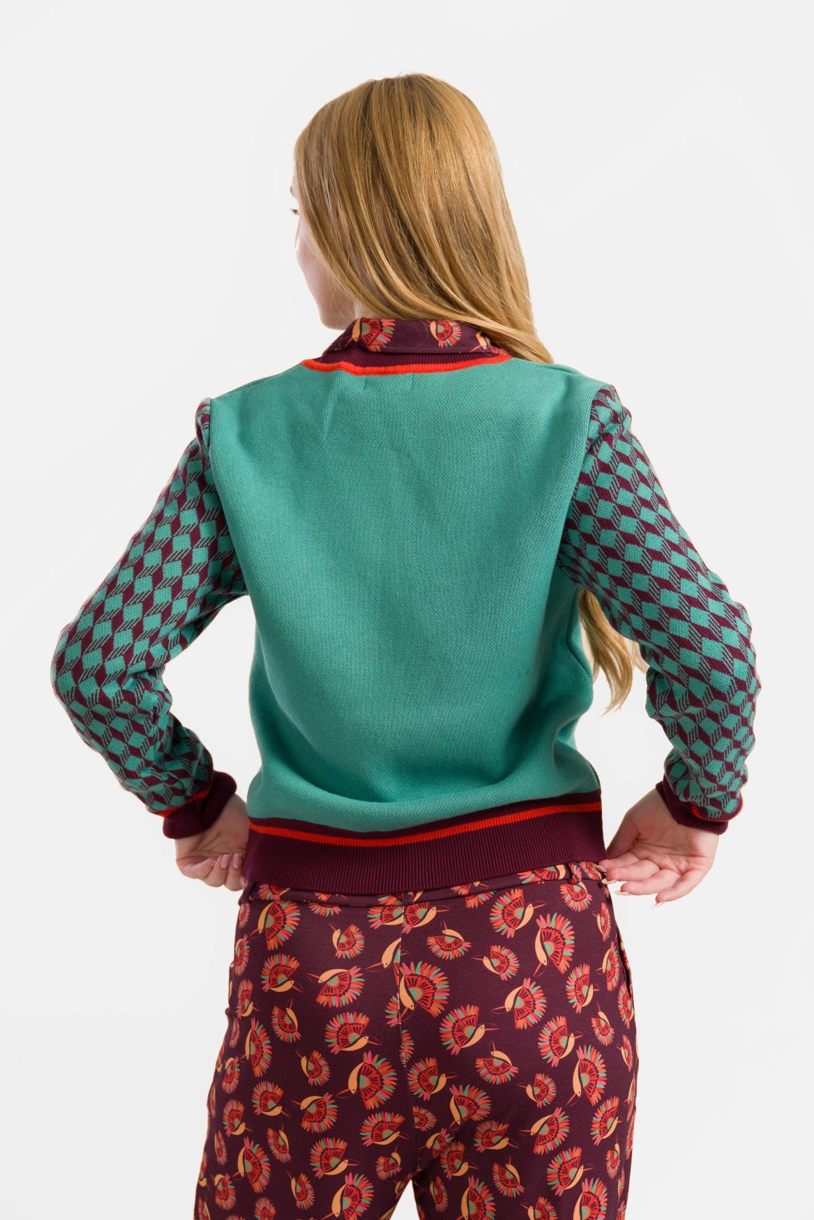 Gebreid vest | Paradijsvogel