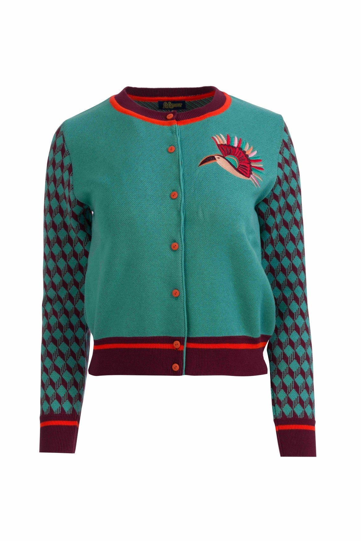 Gebreid vest | Paradijsvogel