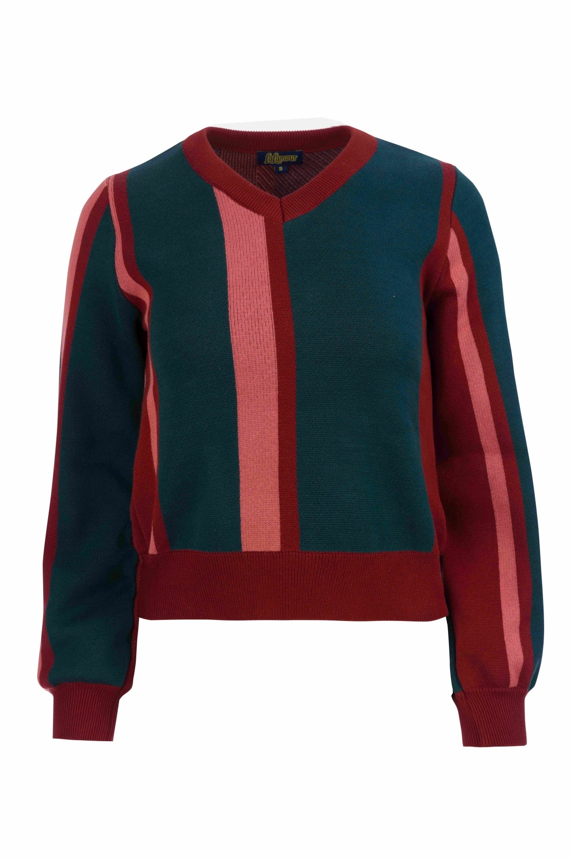 Gebreide Trui | Bordeaux Stripes
