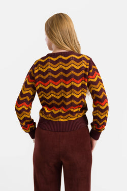 Gebreide trui | Zigzag
