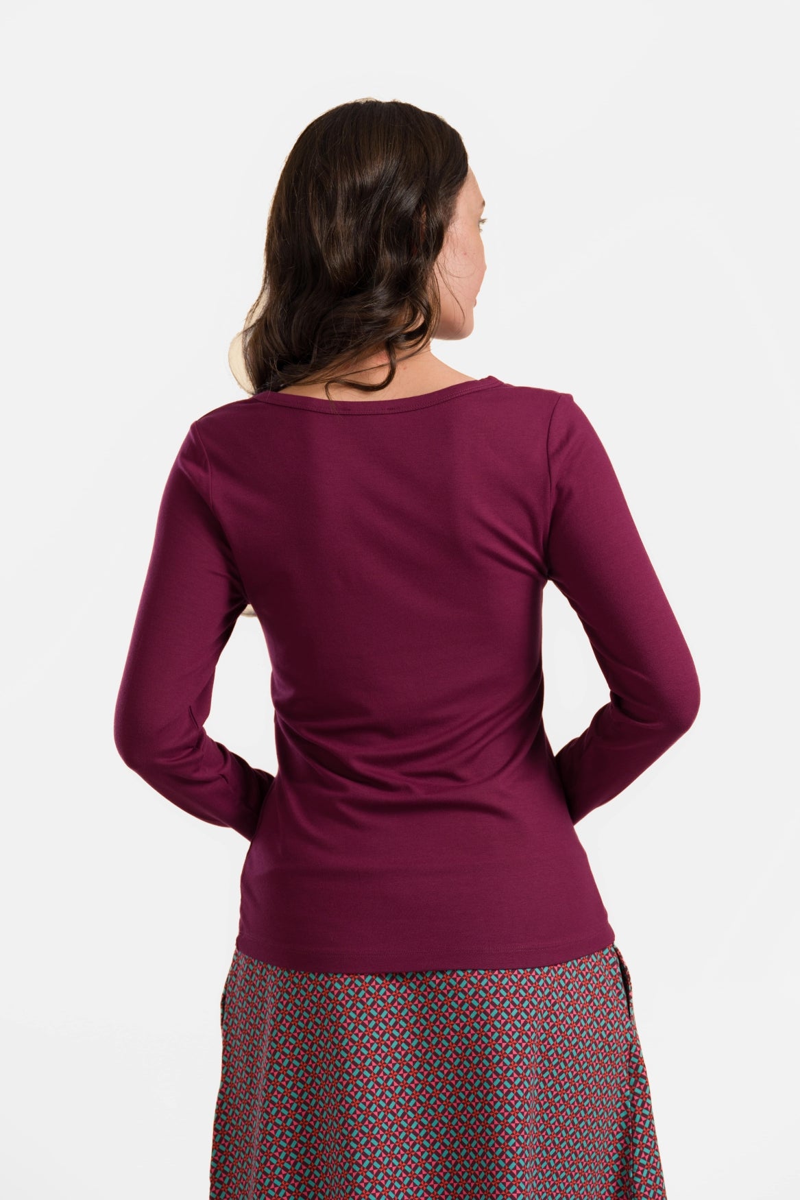 LynnTop | Ecovero Effen Bordeaux