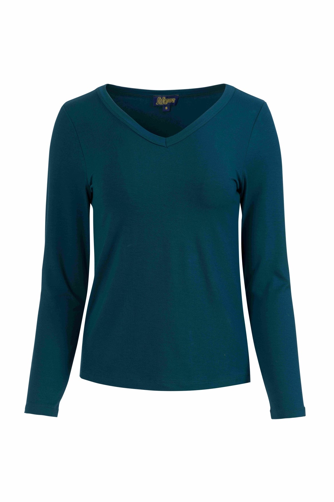 LynnTop | Ecovero Plain Petrol