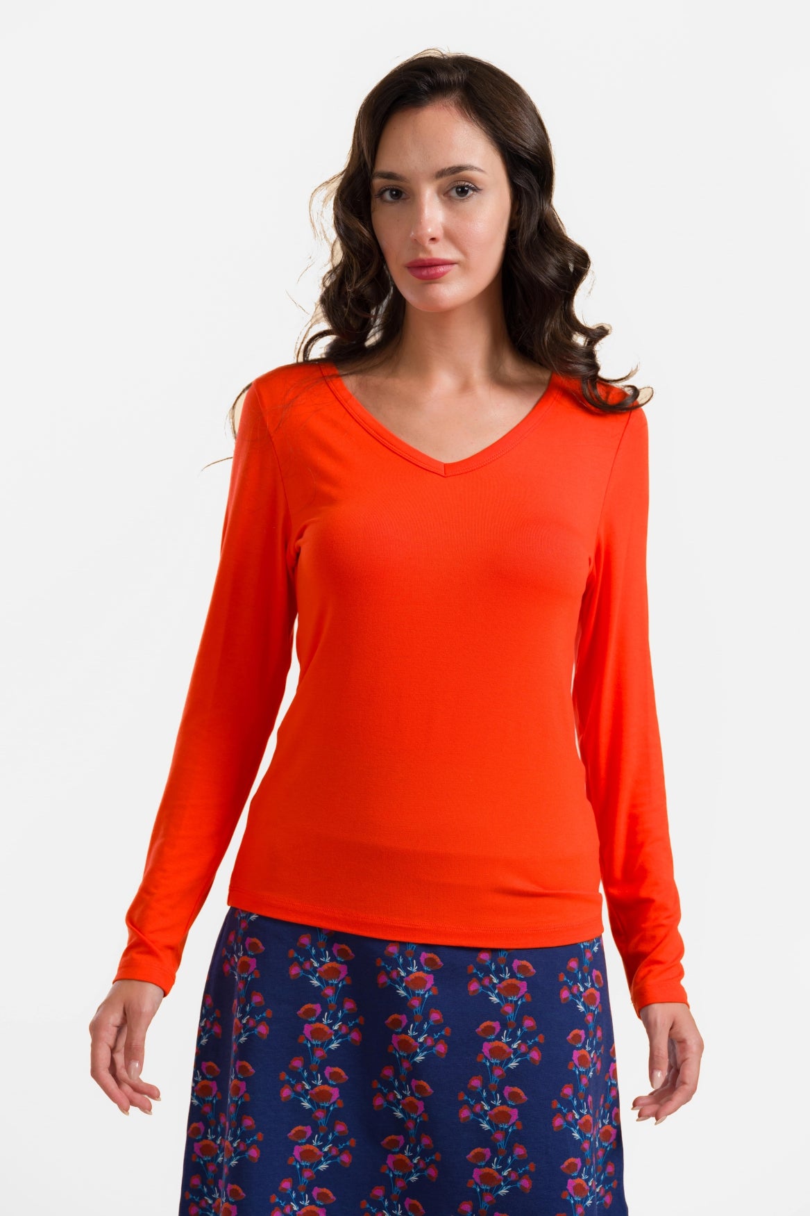 Lynn Top | Ecocovero Effen Rood