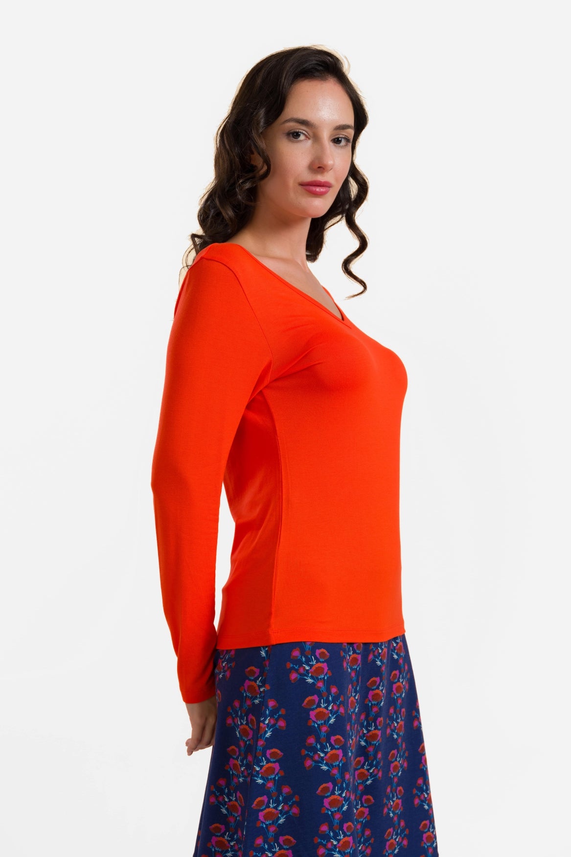 Lynn Top | Ecocovero Effen Rood