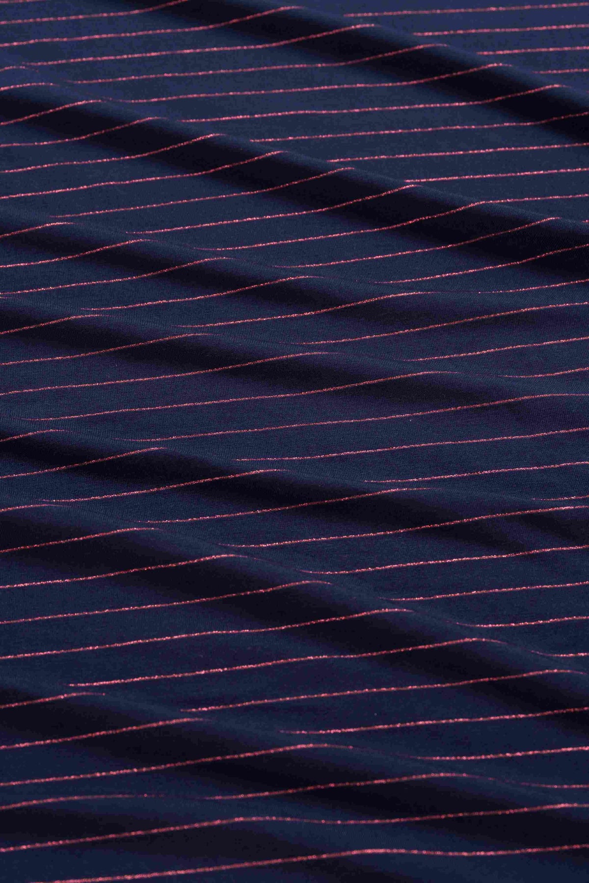 Lynn Top | Stripes Blue-Lurex Rose Gold