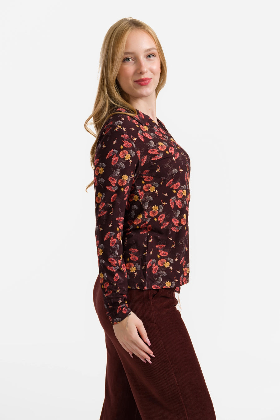 Anna Blouse met lange mouwen | Goudvis