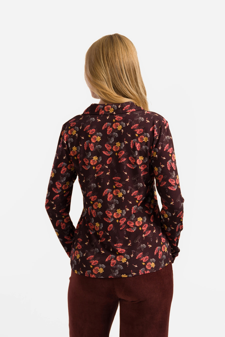 Anna Blouse met lange mouwen | Goudvis