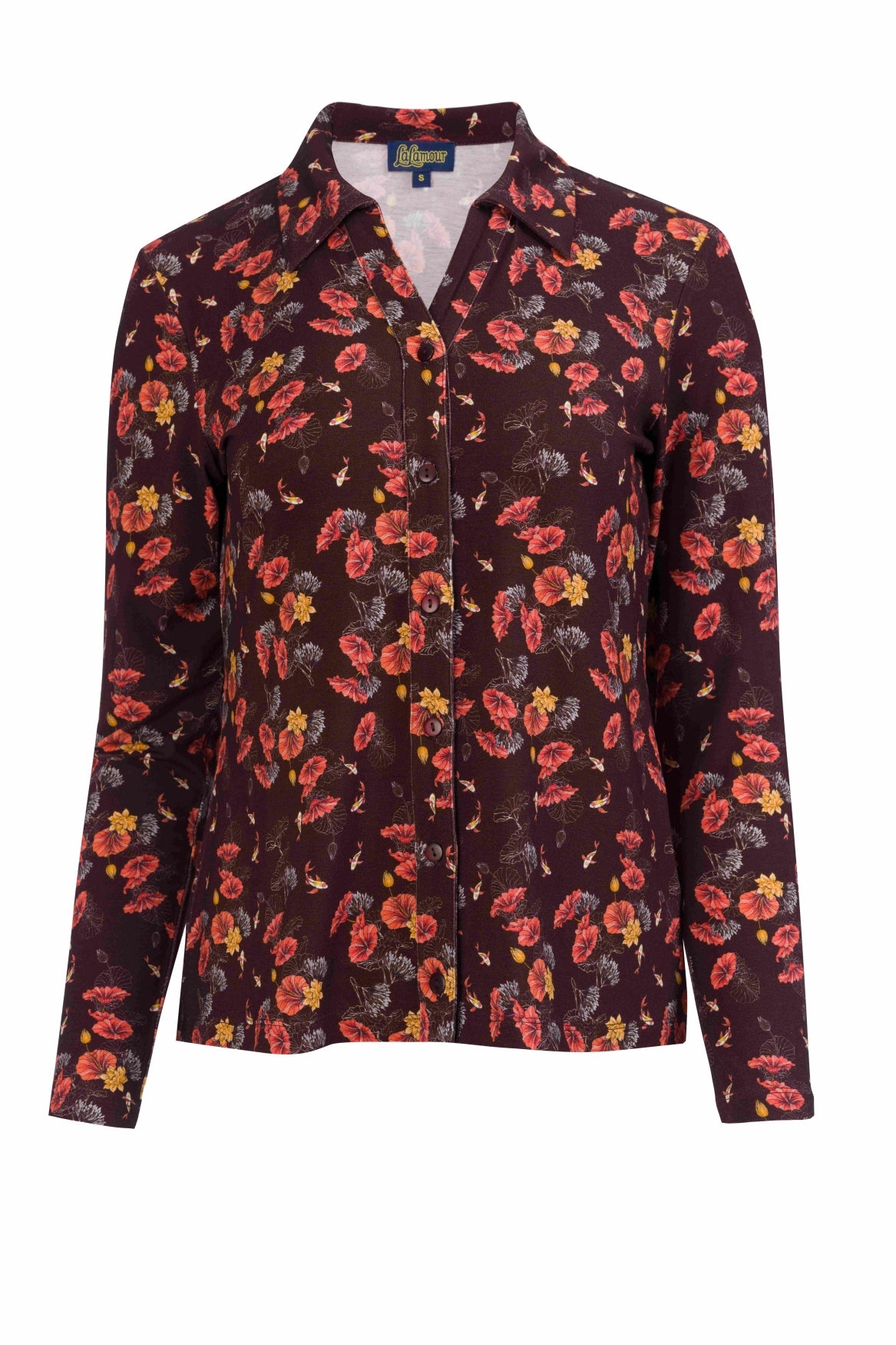 Anna Blouse met lange mouwen | Goudvis