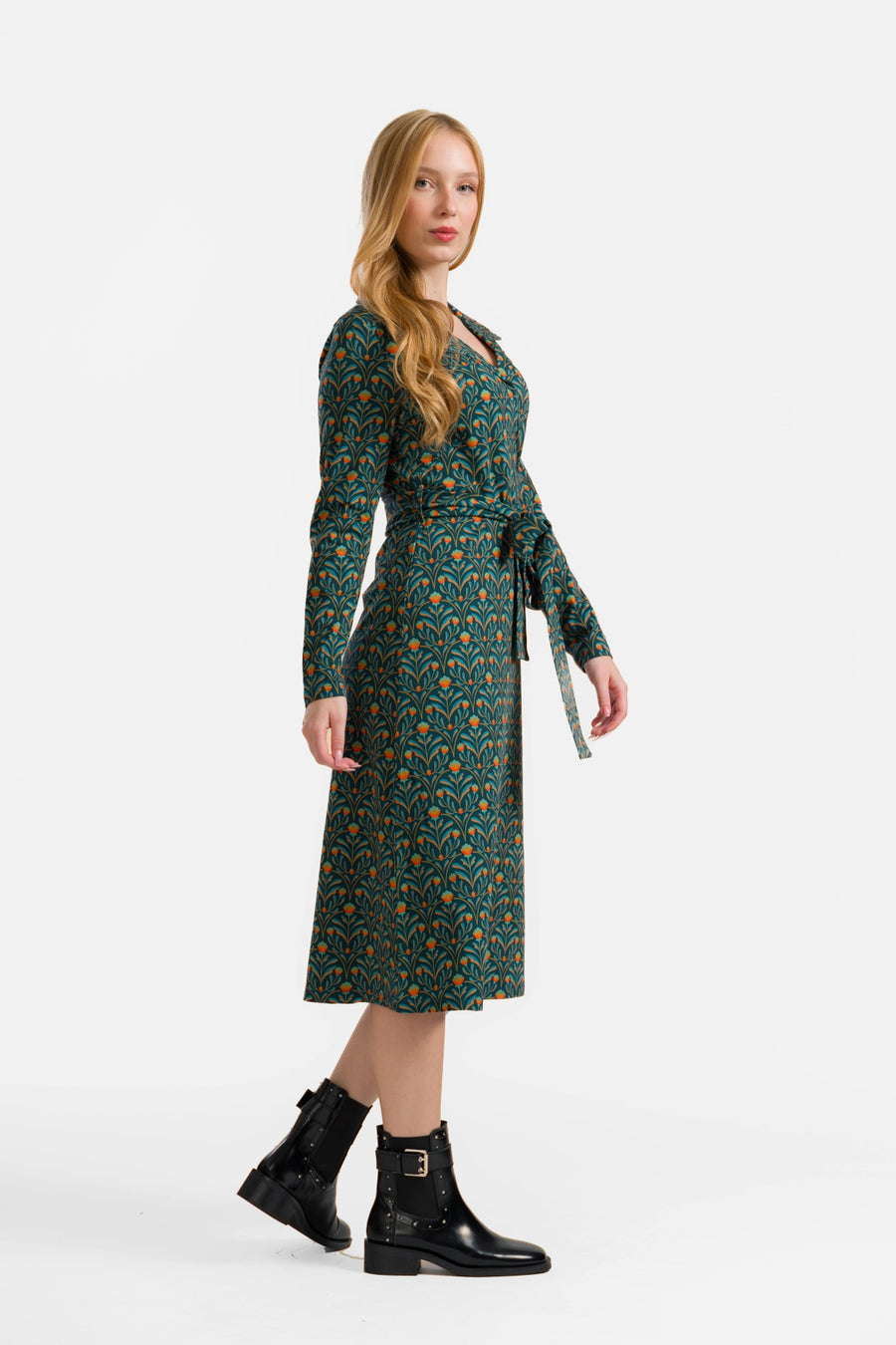 Marilyn Jurk Ls | Barock Flower Green