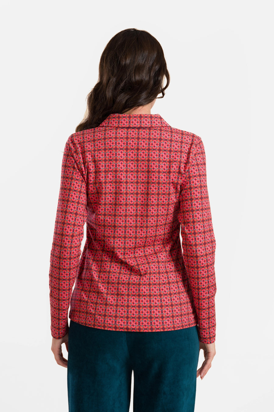 Anna Blouse met lange mouwen | Prachtige Port Tiles