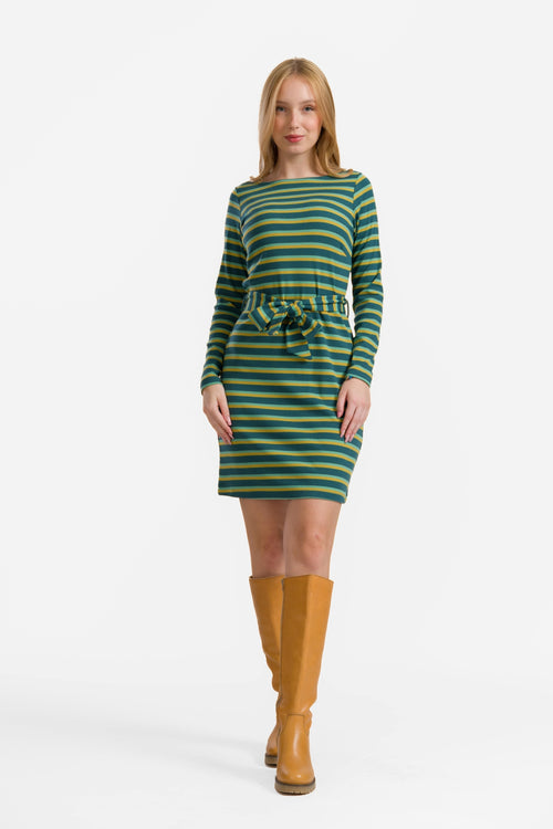 Marlies Jurk | Deep Teal Stripes