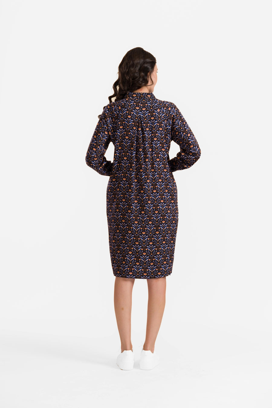 Mia Jurk |  Barock Flower Black