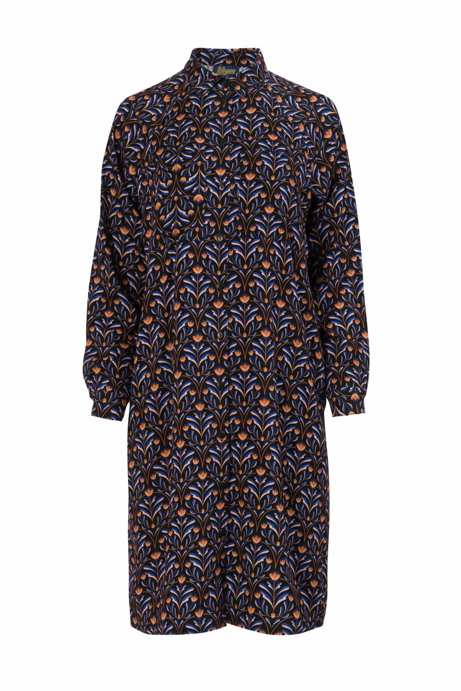 Mia Jurk |  Barock Flower Black