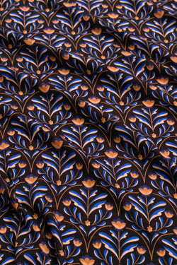 Mia Jurk |  Barock Flower Black