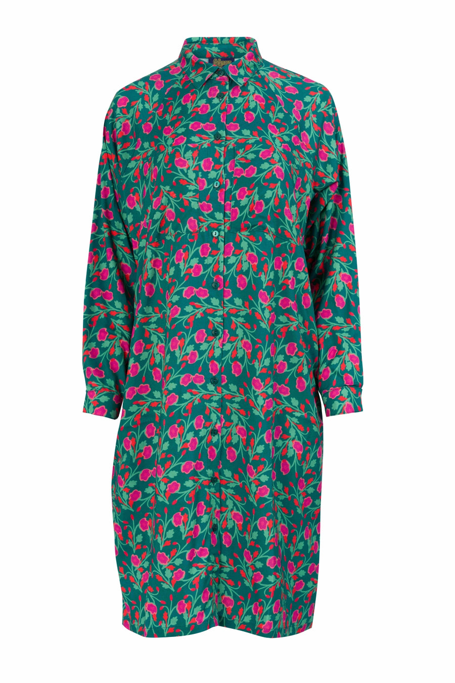 Mia-jurk | Platte bloemen