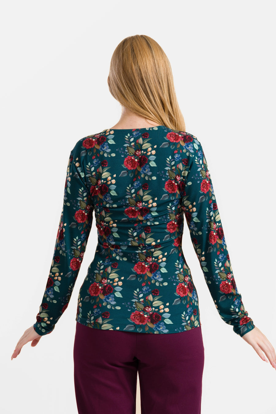 Monroe Top met lange mouwen | Herfstboeket