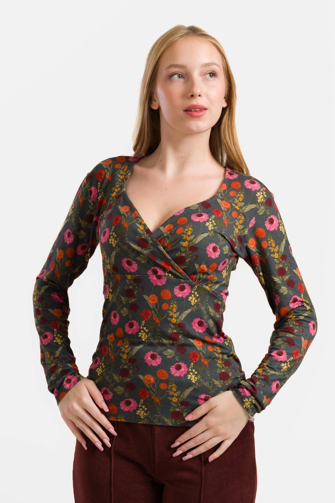 Monroe Top met lange mouwen | Wild Winter Field
