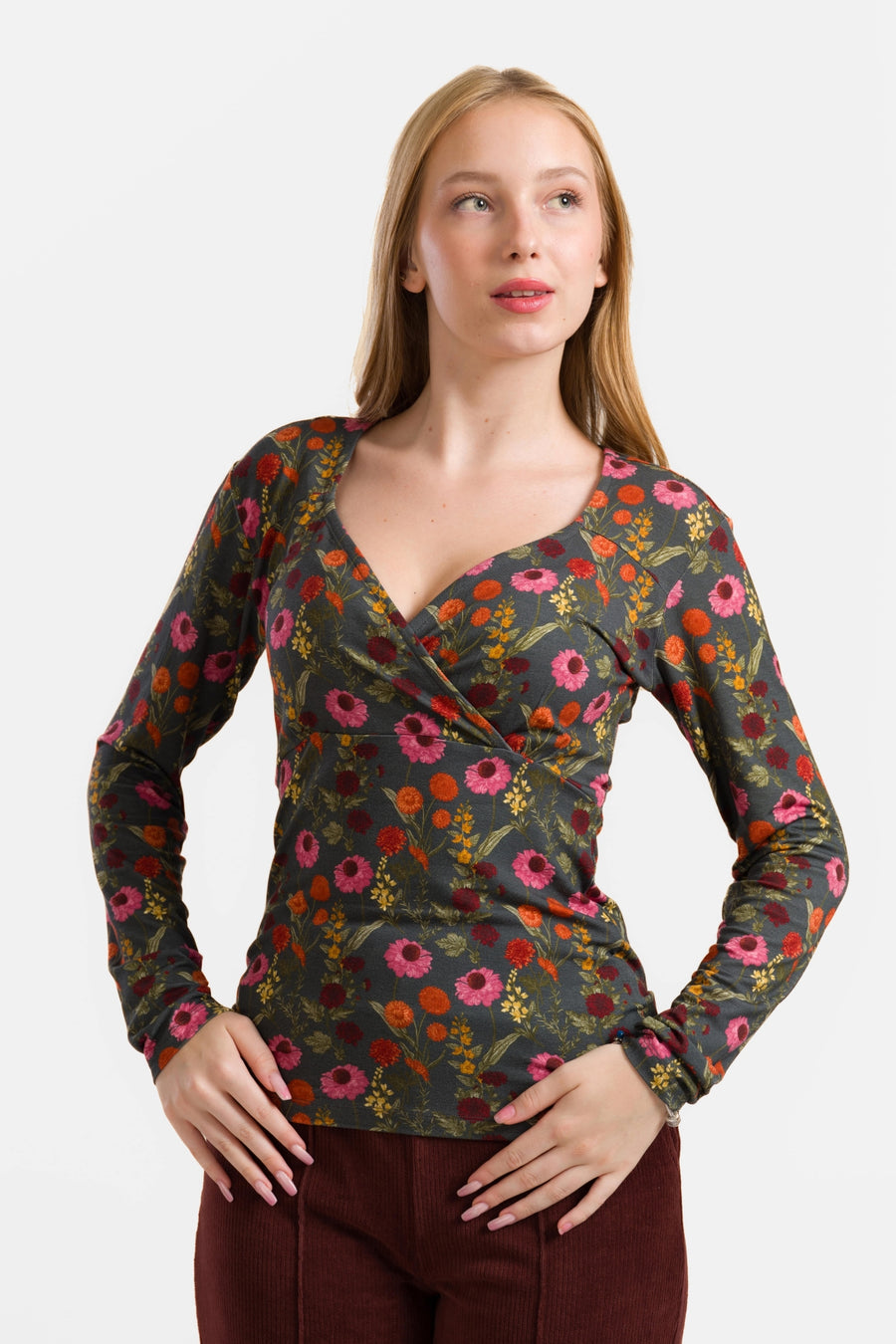Monroe Top met lange mouwen | Wild Winter Field