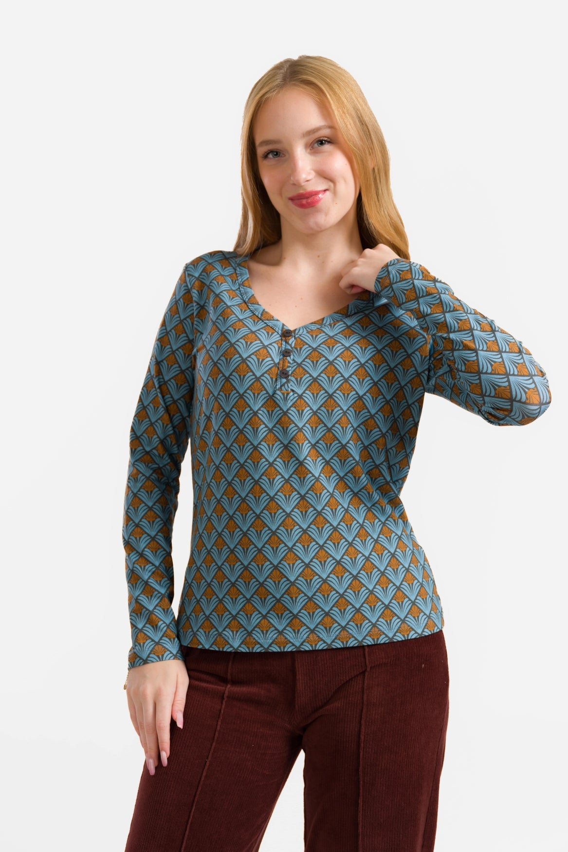 Natalie Top | Jungle Groene Bloem