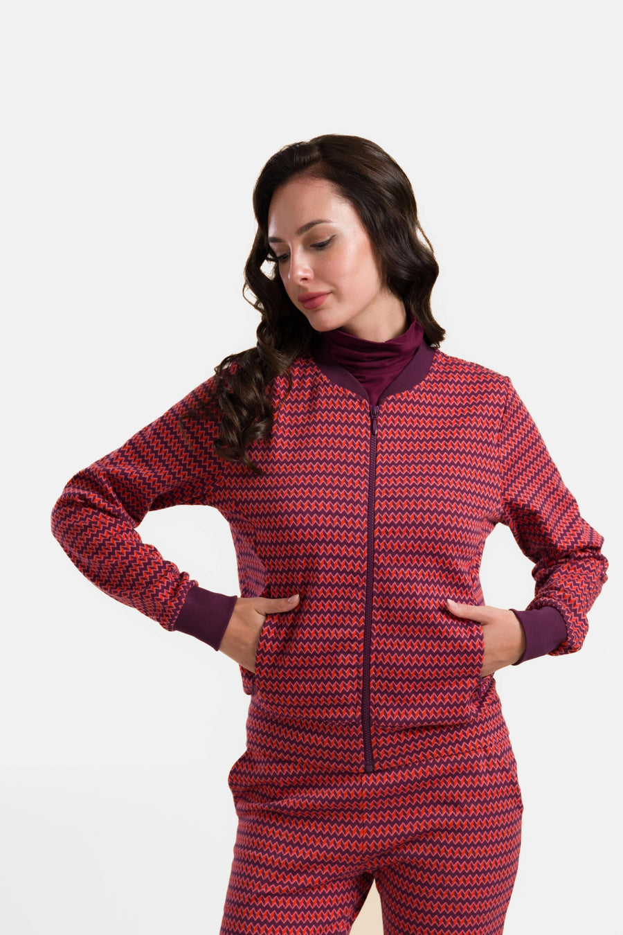 Nora bomberjack | Jacquard