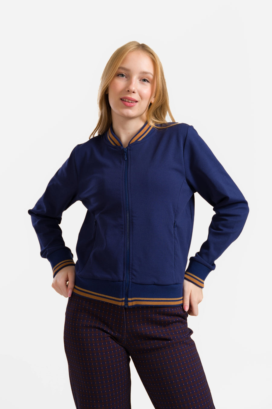 Nora bomberjack | Punta Di Roma Blauw