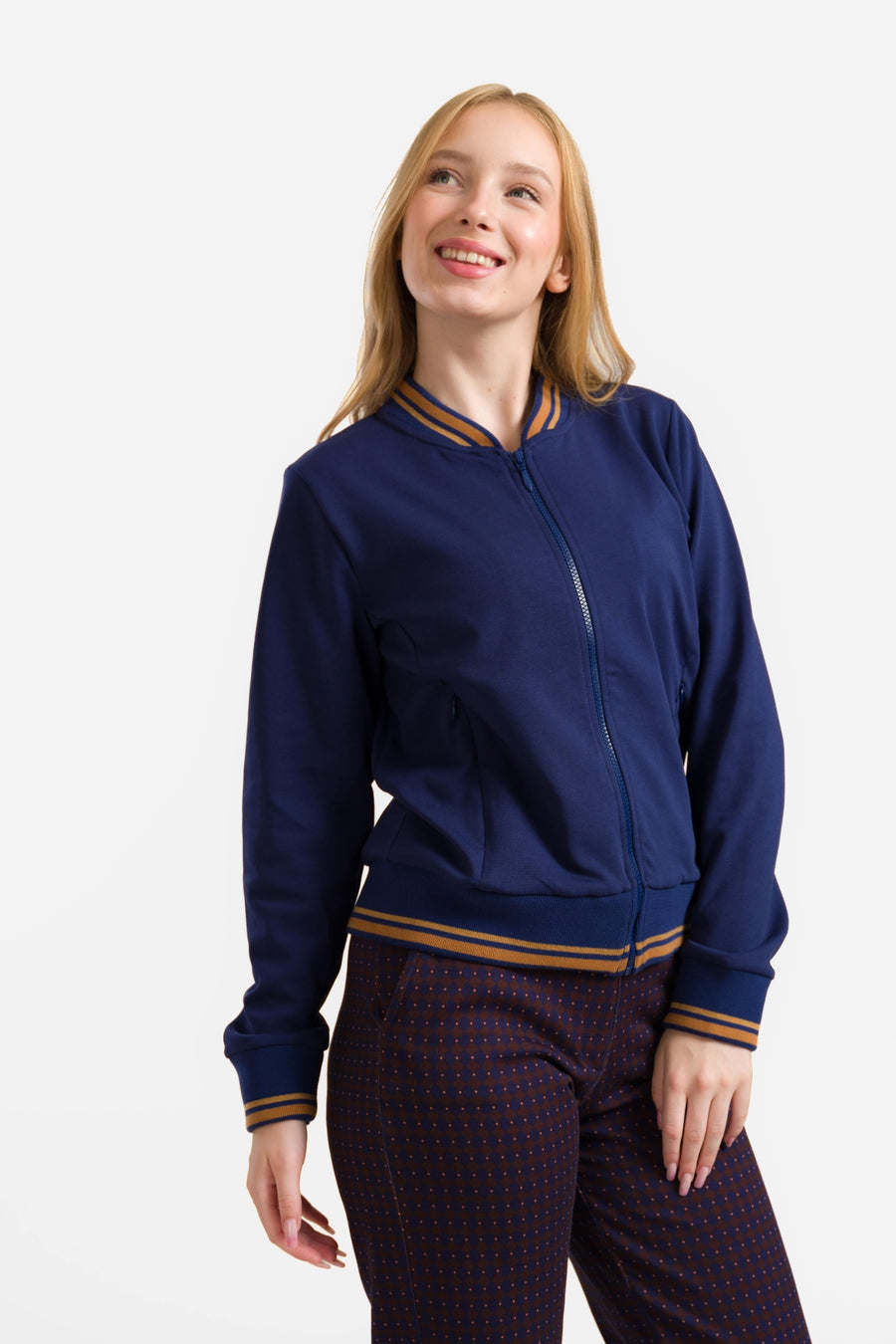 Nora bomberjack | Punta Di Roma Blauw